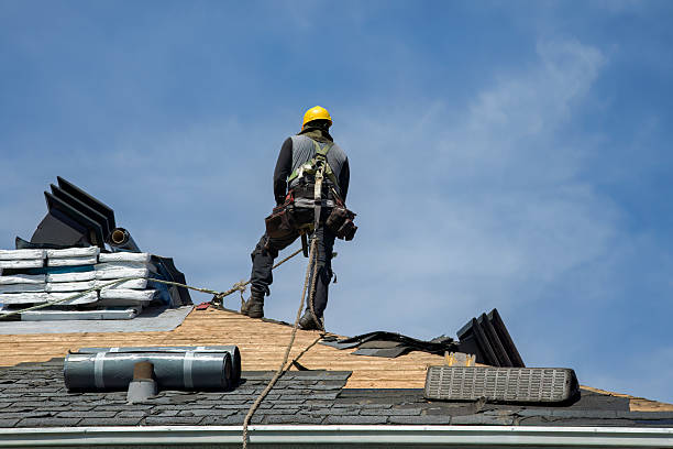 Professional Roofing technician working in West Park, NJ